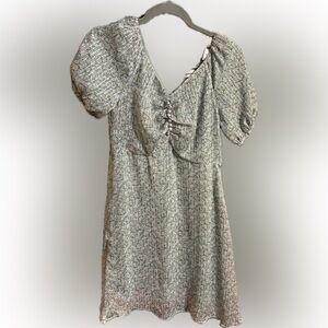 Green Floral Women's Dress